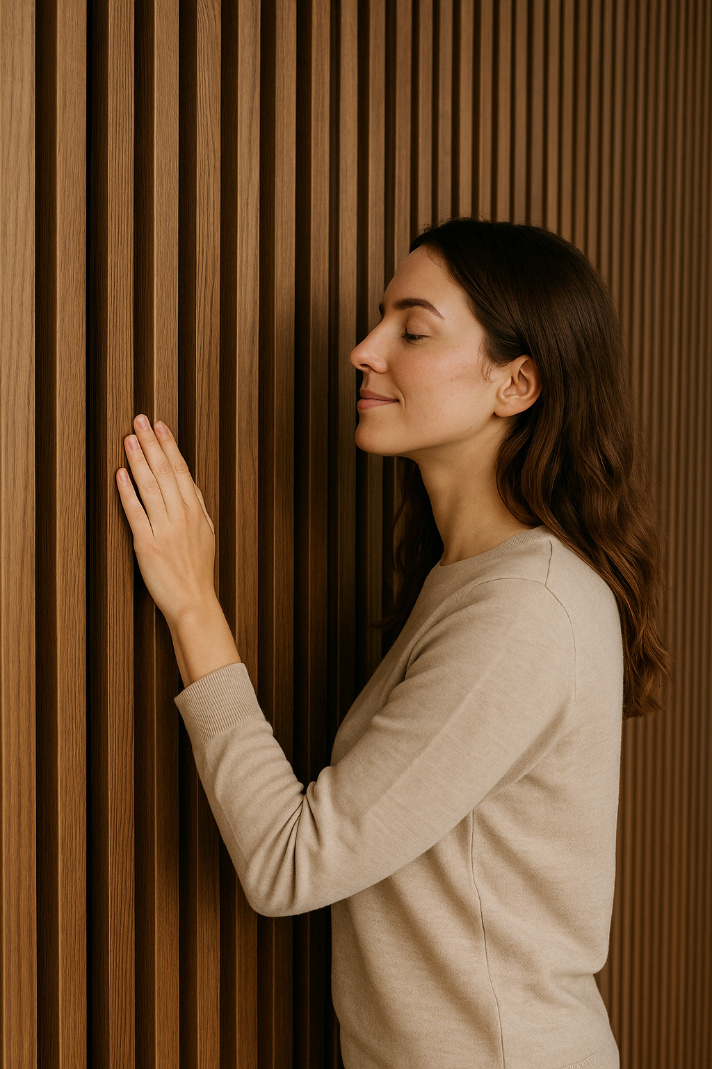Mur en tasseaux de bois : une tendance déco qui améliore aussi l'acoustique