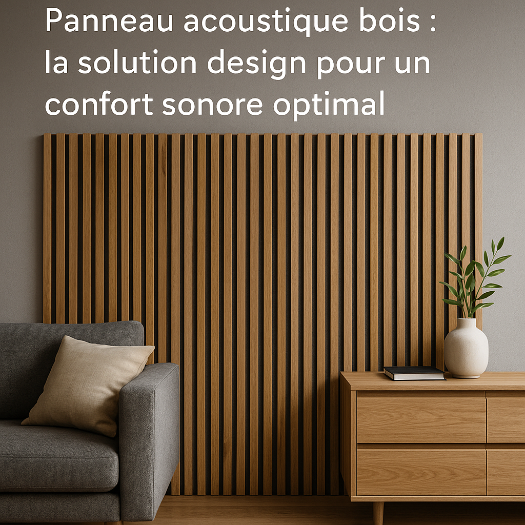 Panneau acoustique bois : la solution design pour un confort sonore optimal