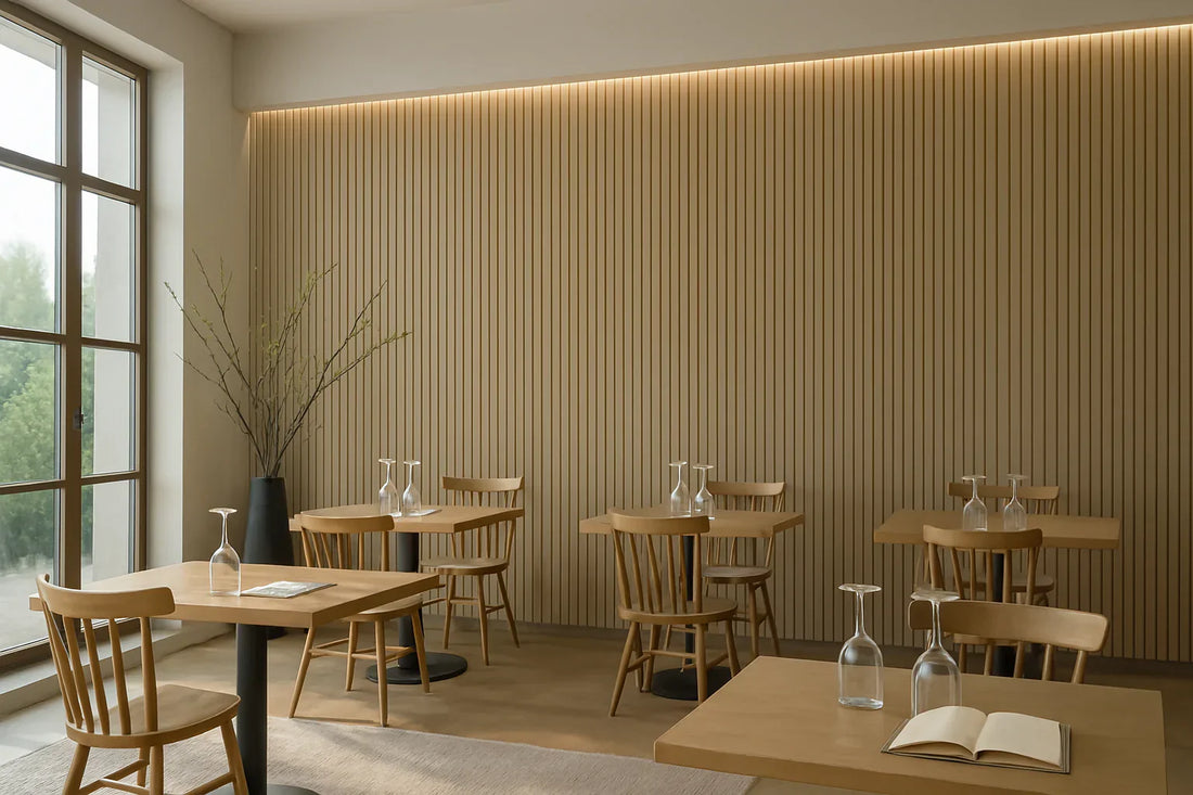 Panneau acoustique restaurant