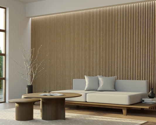 Acoupanneau - Panneau acoustique en tasseaux de bois