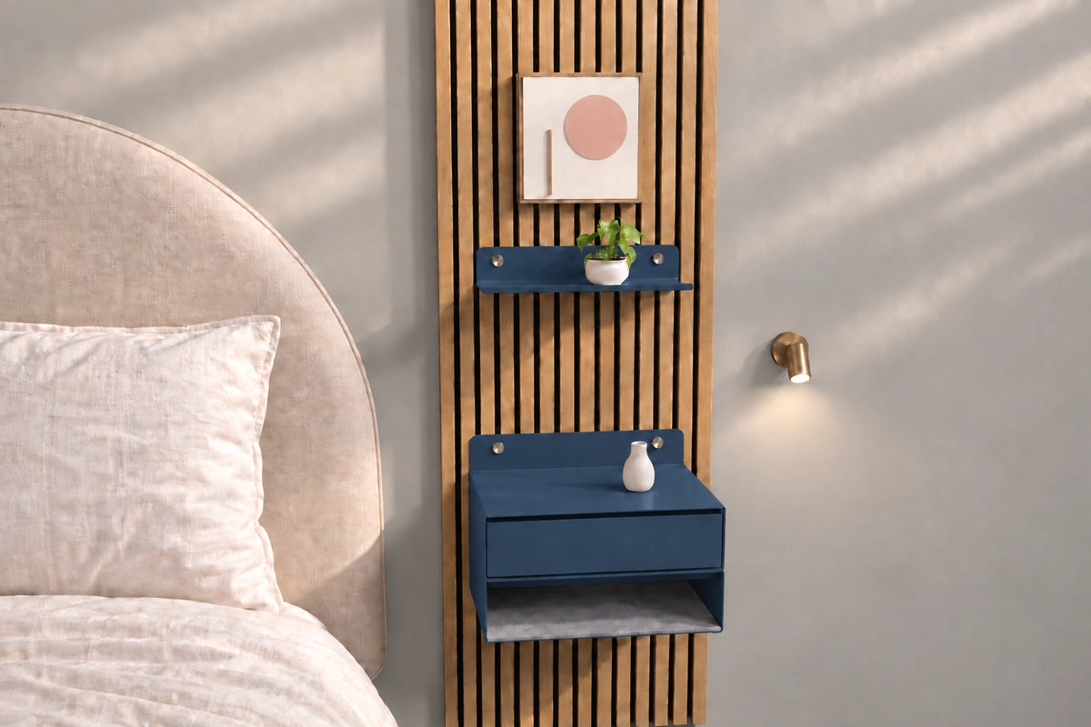Composition d’inspiration associant étagères et meubles MODULO Wood Vibe