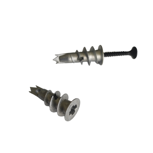 Cheville queue de cochon vis noir