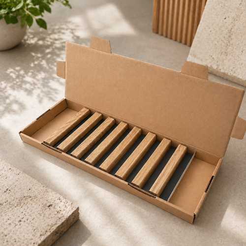 Lot de 2 Échantillons Bardage Woodline
