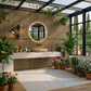 Panneau en tasseaux de bois pour veranda et salle de bain