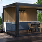 Pool house Bardage métallique effet bois Wood Vibe