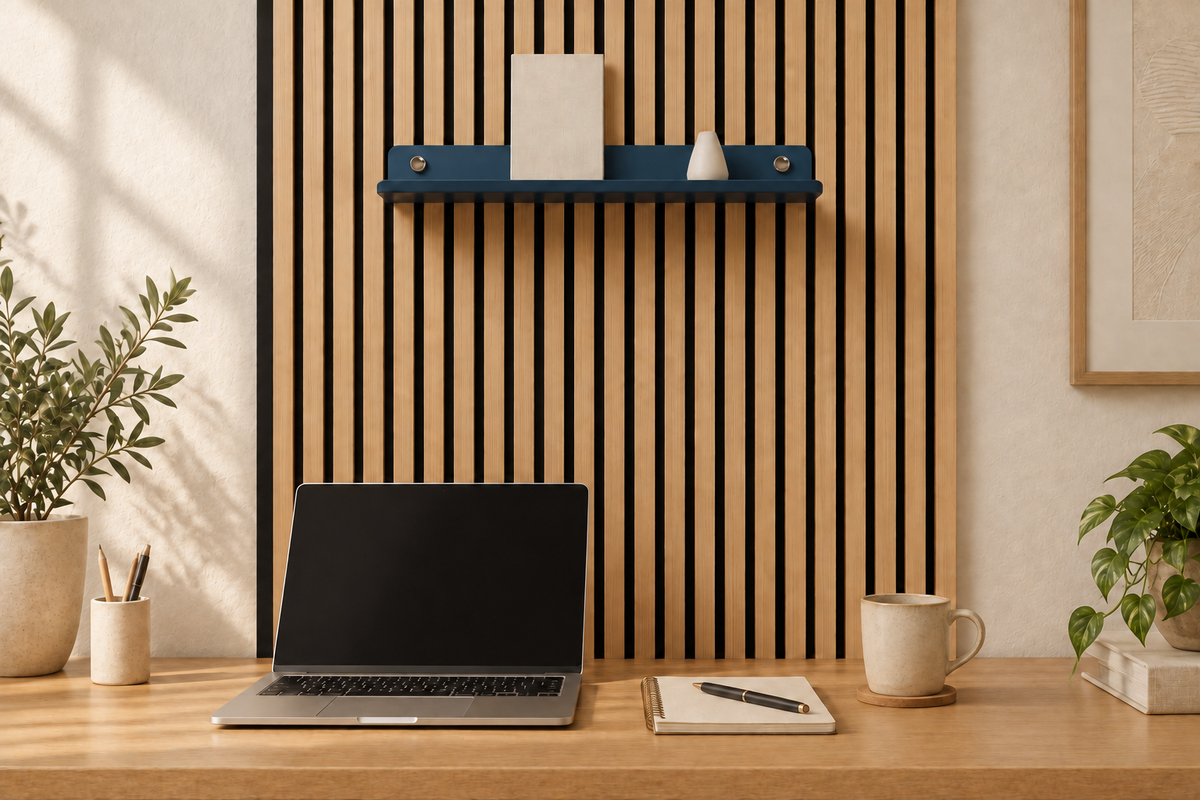 Étagère 56 cm · bureau sur fond clair