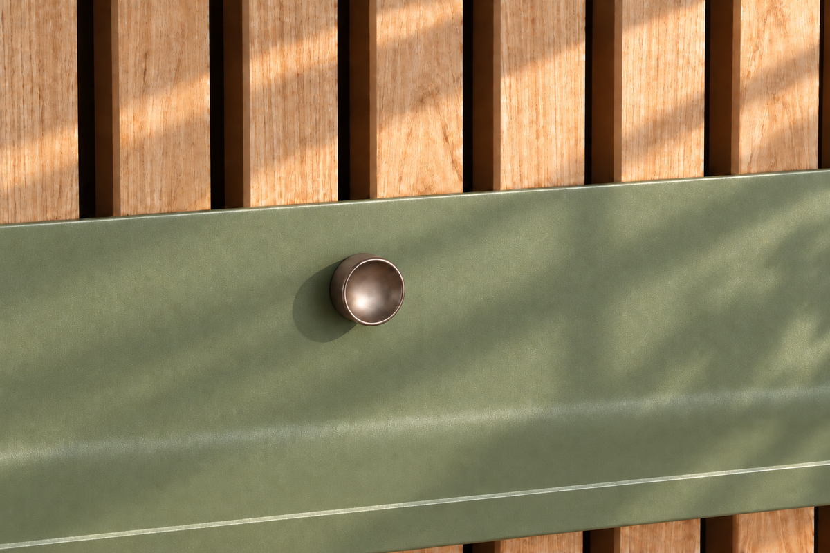 Détail de la fixation · 80 cm · Vert olive