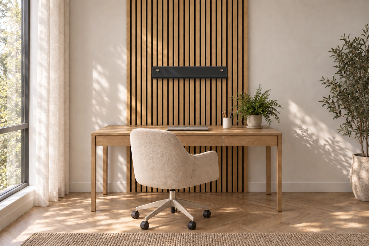 Étagère noir 56cm bureau.