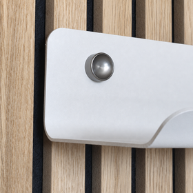 Pastille® Wood Vibe sur étagère blanc sable